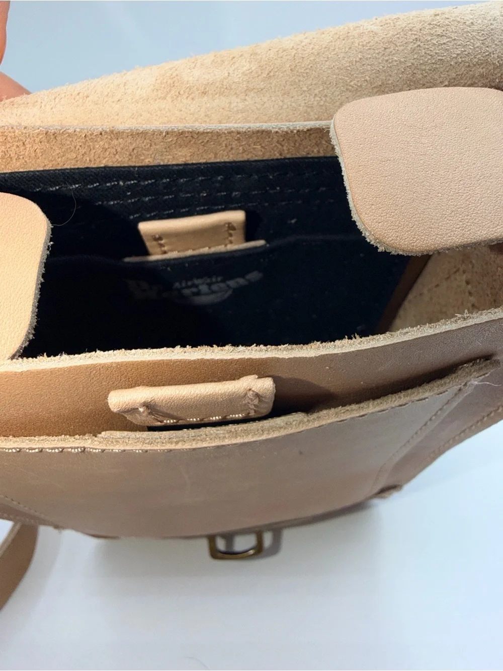 Dr. Martens Carrara Leather Vertical Crossbody Bag